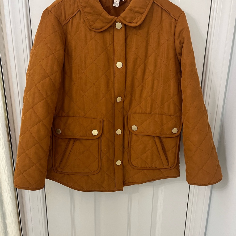 Quilted Jacket - Brown